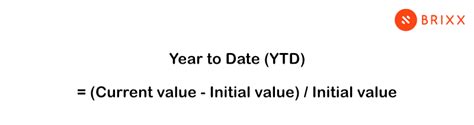 YTD Formula Example 1