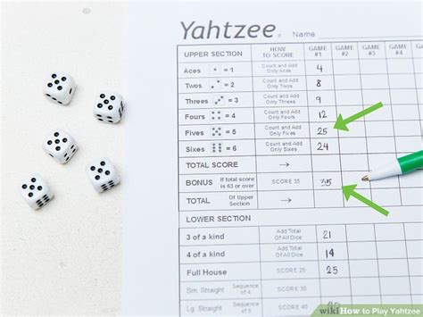 Yahtzee Gameplay Example