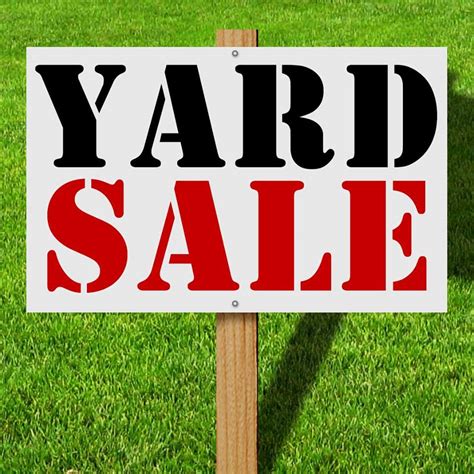 Yard Sale Sign 10