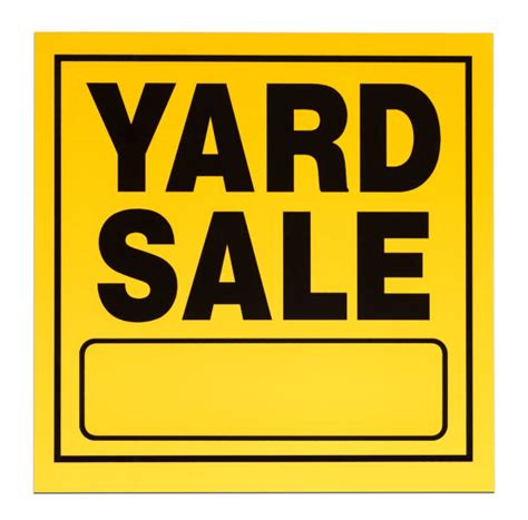 Yard Sale Sign 8