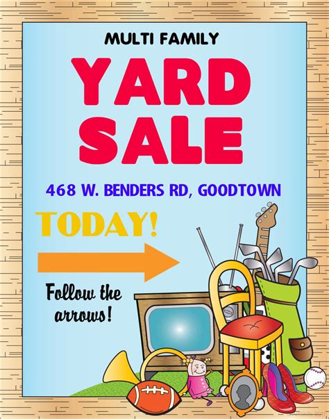 Yard Sale Template Designs