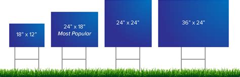 Yard Sign Shape and Size