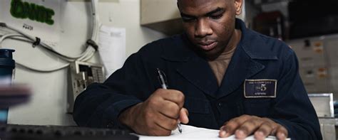 US Coast Guard Yeoman at Work