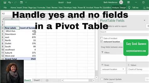 Yes or No Fields in Formulas Excel