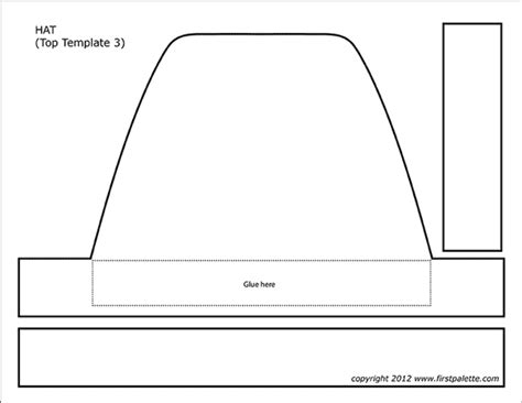 Zax Printable Hat Template