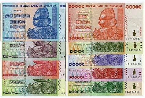 Zimbabwe Currency Notes