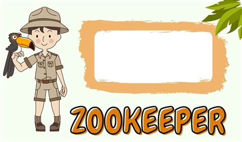 Zoo Keeper Badge Printable Image