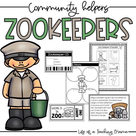 Zoo Keeper Badge Printables for Kids