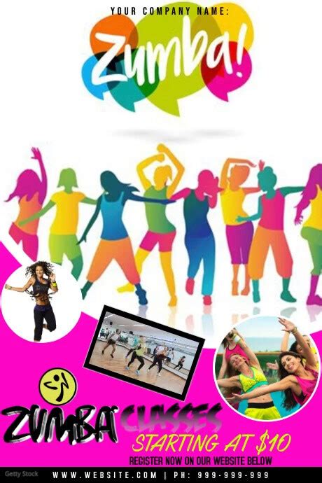 Zumba Template Layout