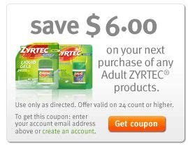 Zyrtec Pharmacy Coupons Today