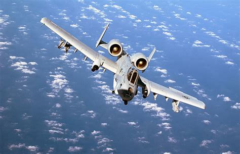 A-10 Thunderbolt flying