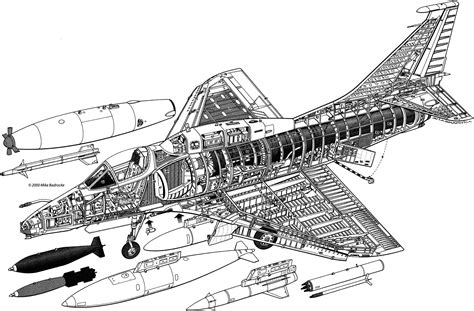 A-4 Skyhawk design diagram