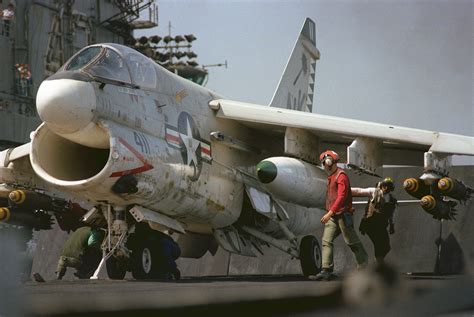 A-7 Corsair II in-flight