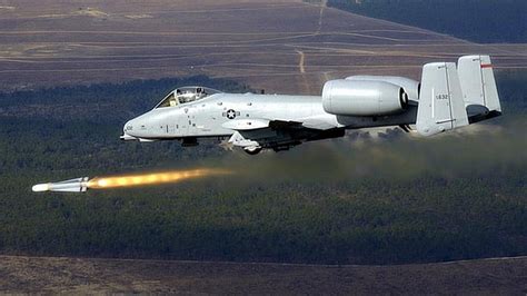 A-10 Warthog firing an AGM-65 Maverick missile