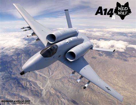 A-10 Stealth Fighter Aircraft Concept