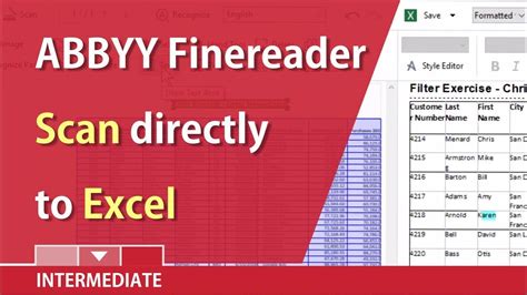 Converting XPS to Excel using ABBYY FineReader