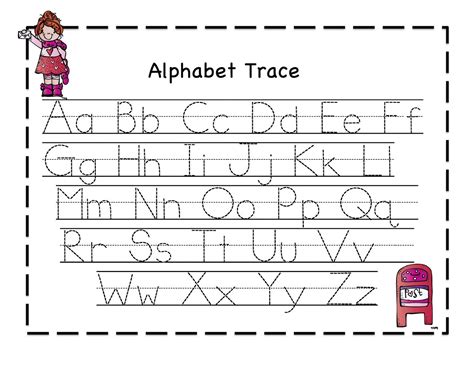 ABC Tracing Printables for Kids