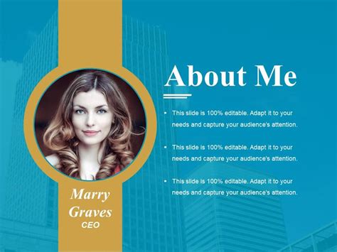 About Me PowerPoint Template