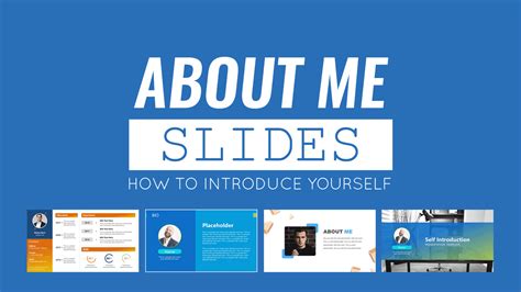 About Me PowerPoint Template Design Ideas