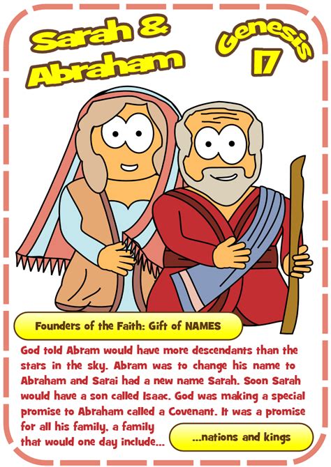 Abraham and Sarah Bible Lessons for Kids