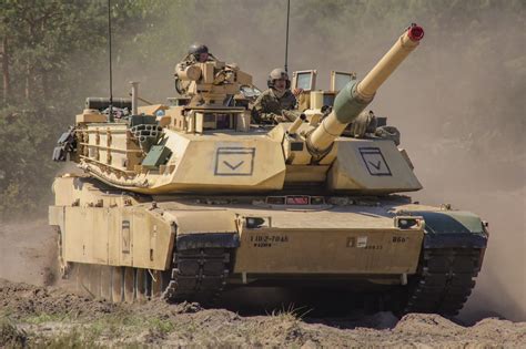 Abrams Tank in a Forest Environment