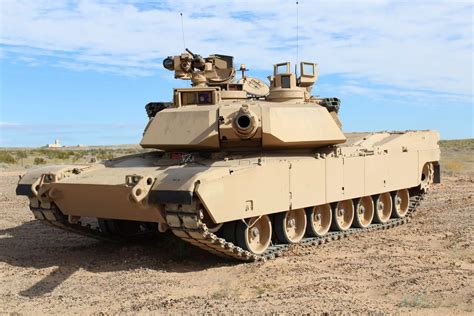 Abrams Tank in a Desert Landscape