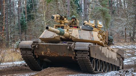 Abrams Tank in a Desert Storm