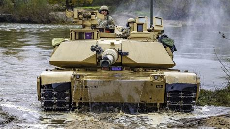 Abrams Tank in a Forest Fire