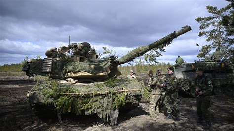 Destroyed Abrams Tank in Ukraine Conflict