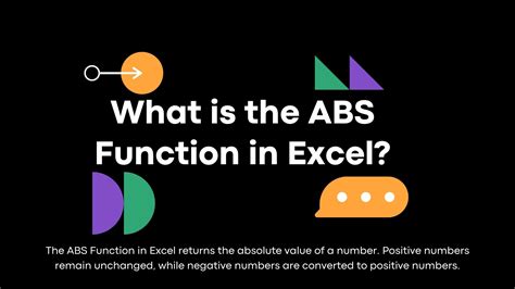 Using the ABS Function