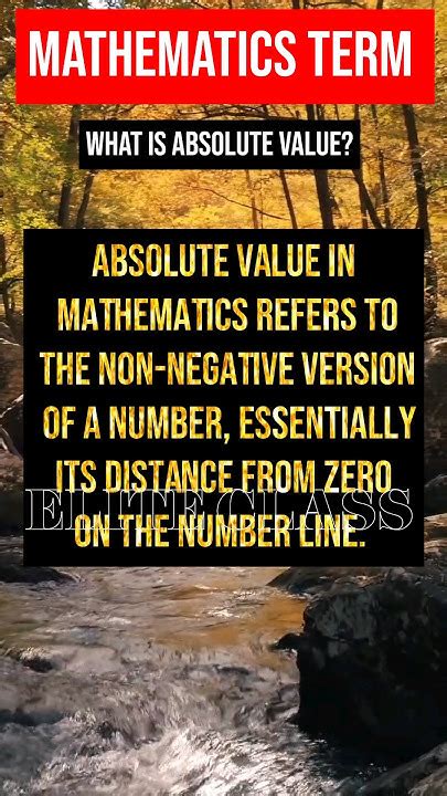 Understanding Absolute Value Concept