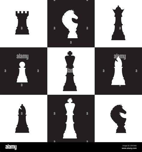 Abstract Chess Piece Design