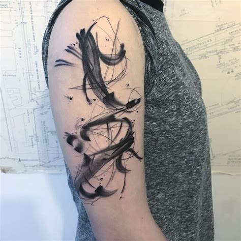 Abstract design tattoo sleeve