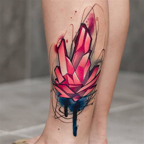 Abstract design half sleeve tattoos