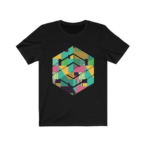 Abstract Green T-Shirt Template