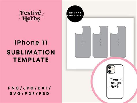 Abstract iPhone 11 Case Template