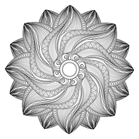 Abstract Mandala Design