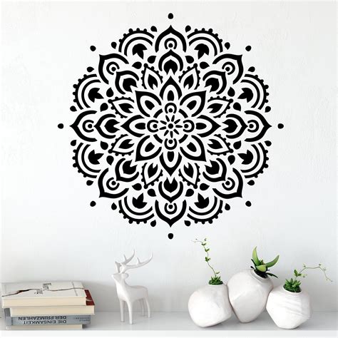 Abstract Mandala Stencil