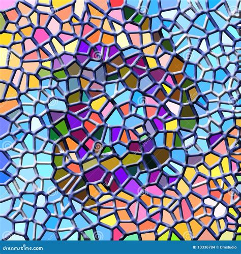 Abstract Mosaic Pattern