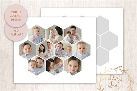 Abstract Picture Collage Template