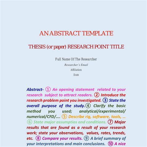 Abstract Template