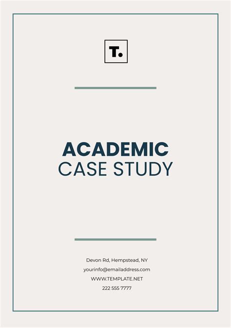 Academic Case Study Template