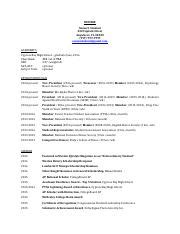 Academic Resume Template