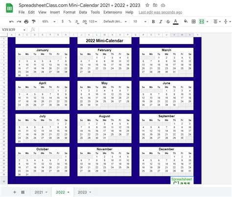 Academic Year Calendar Template Gallery Image 10