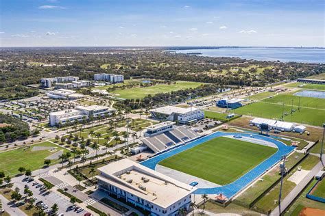 Aerial view of the academy campus