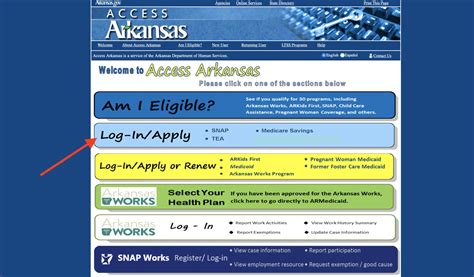 ACCESS Arkansas Application Status