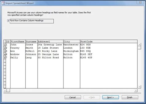 Access Data Import Tips