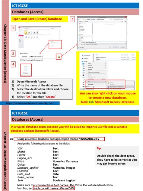 Access Database Tips