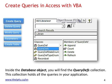 Access Queries VBA Example 1