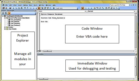 Access VBA Editor